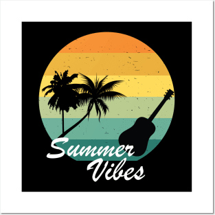 Summer Vibes Beach Posters and Art